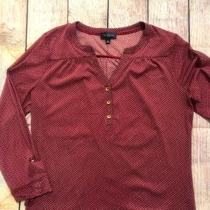 Maroon top - The Limited - Medium